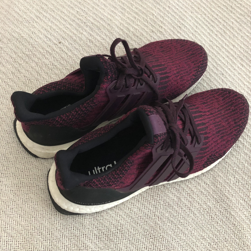 Adidas Ultra Boost Running Shoes Magenta/Purple